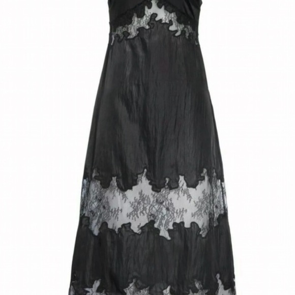 NWT ROBERT RODRIGUEZ BLACK LACE SLIP DRESS - Picture 14 of 14